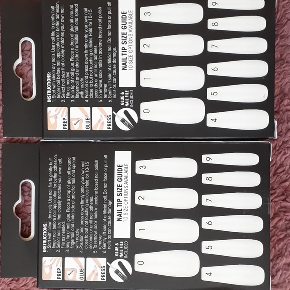 New Listing! Brand New L.A. COLORS False Nails- 2 CT. - Picture 2 of 2